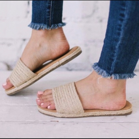 ✨ Final Price- Espadrille Slide Sandal - Picture 2 of 2